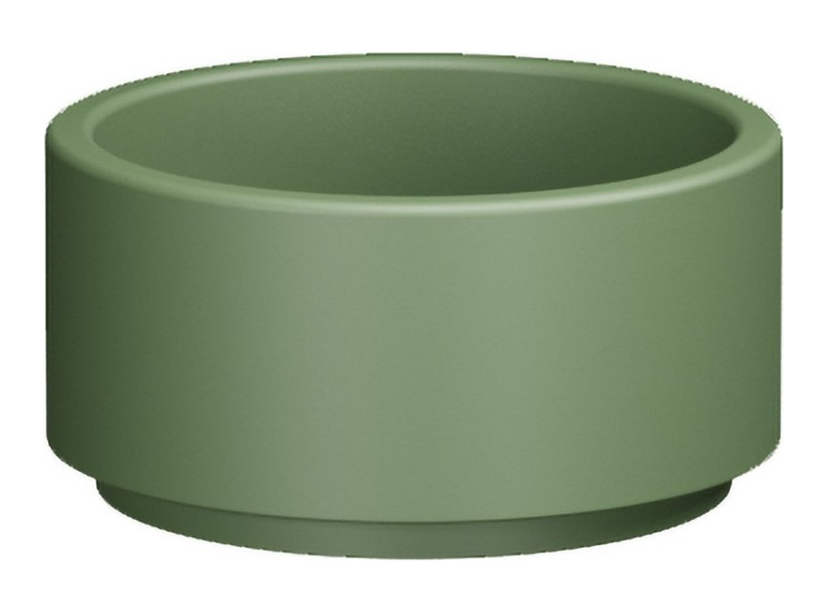 Kerasan OKE keramické umývadlo na dosku, Ø 30cm, verde mat 554011