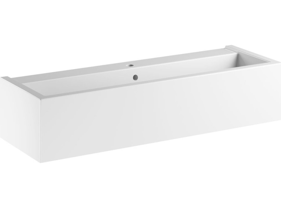 Kerasan KANAAL keramické umývadlo 120x40cm, biela 574201