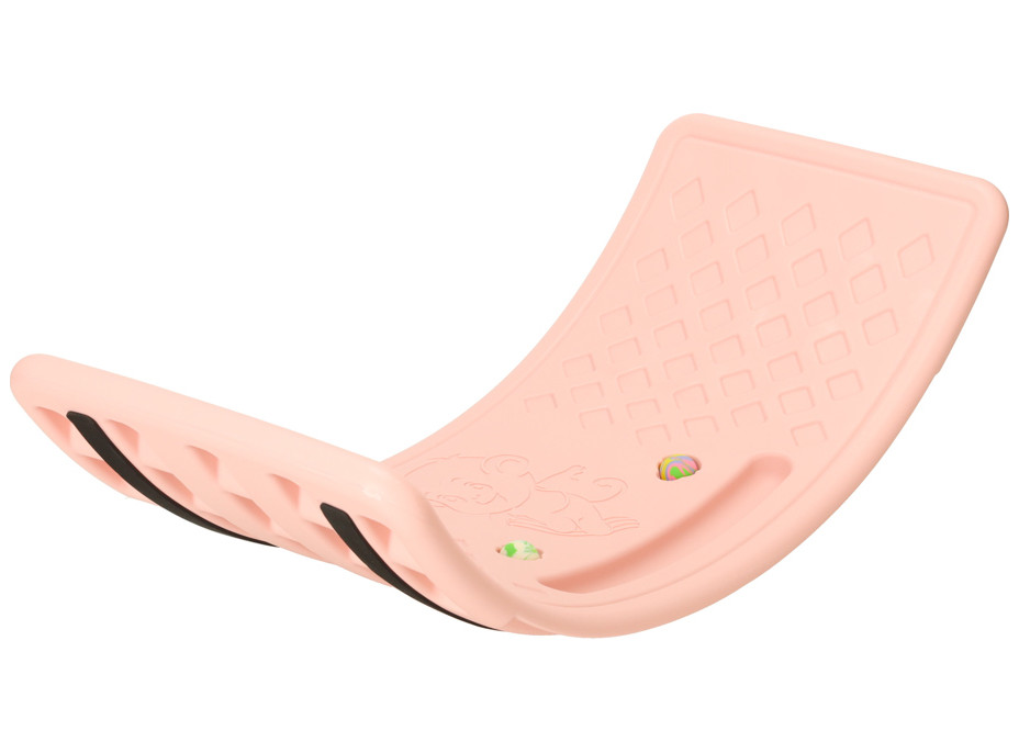 Balančná doska s reliéfom 83x28 cm - ružová