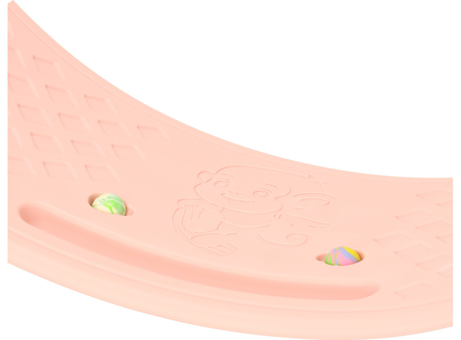 Balančná doska s reliéfom 83x28 cm - ružová