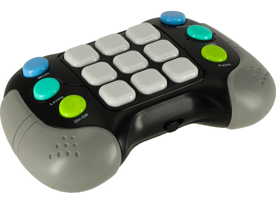 Elektronická arkádová antistresová svetelná konzola - čierna