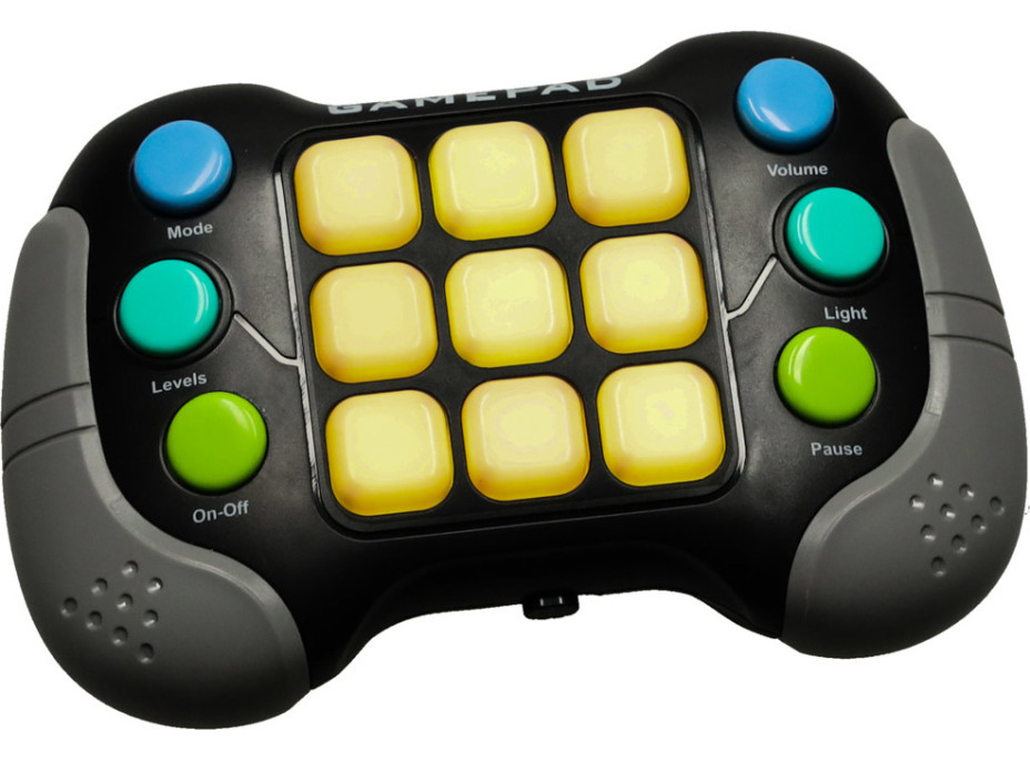 Elektronická arkádová antistresová svetelná konzola - čierna