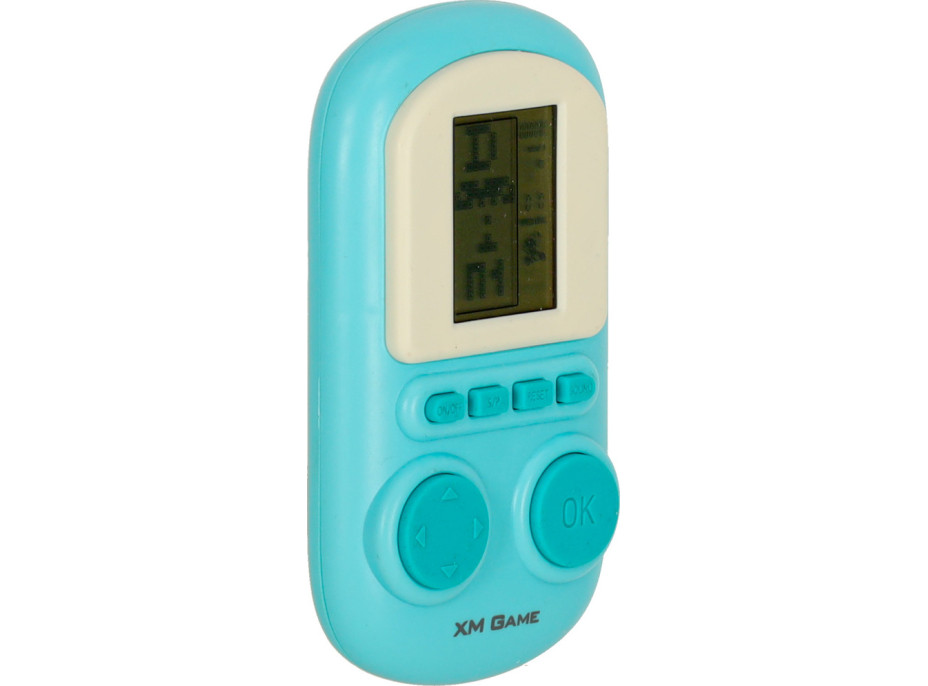 Prenosná elektronická arkádová herná konzola - modrá