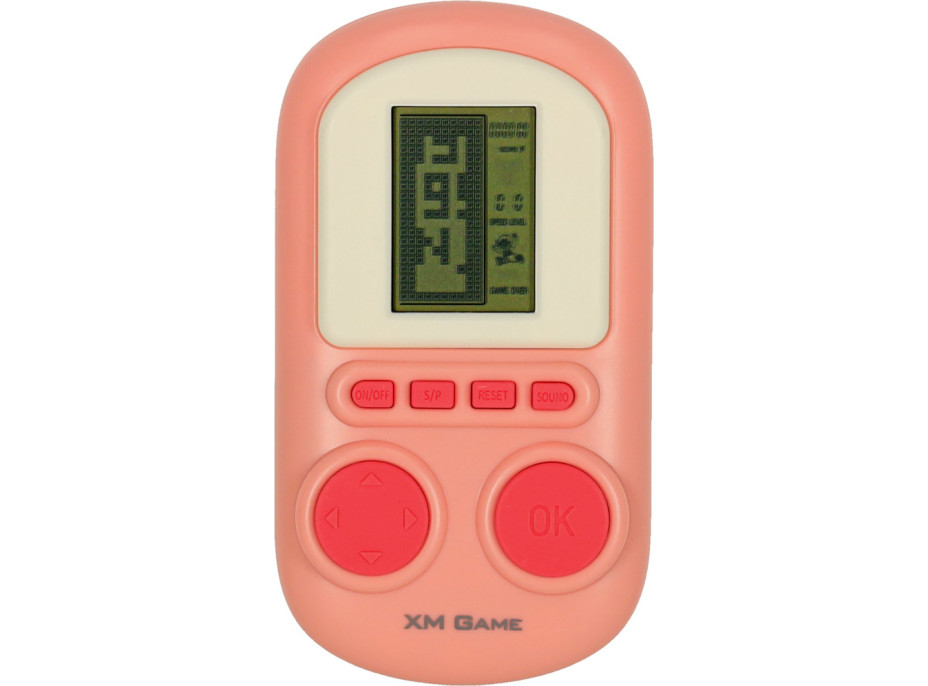 Prenosná elektronická arkádová herná konzola - ružová