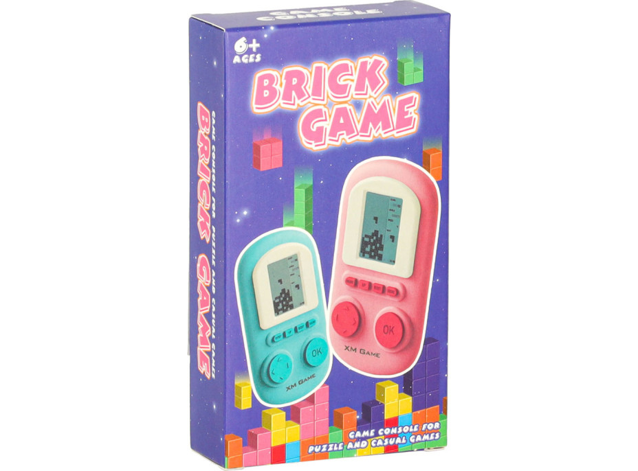 Prenosná elektronická arkádová herná konzola - žltá