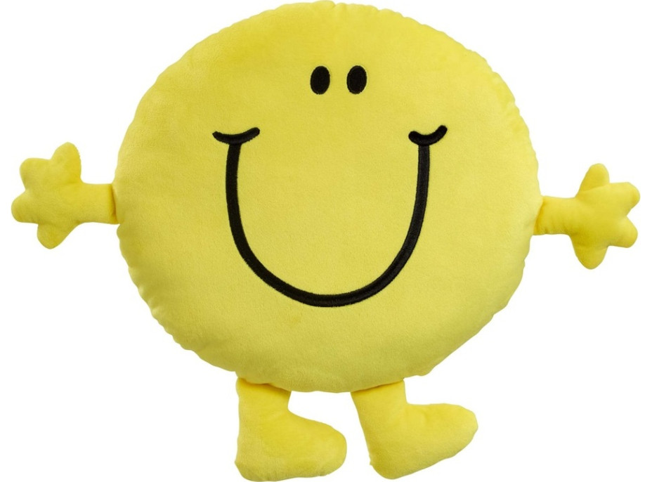 Rainbow Mr. Men Mr. Happy Veľký vankúš