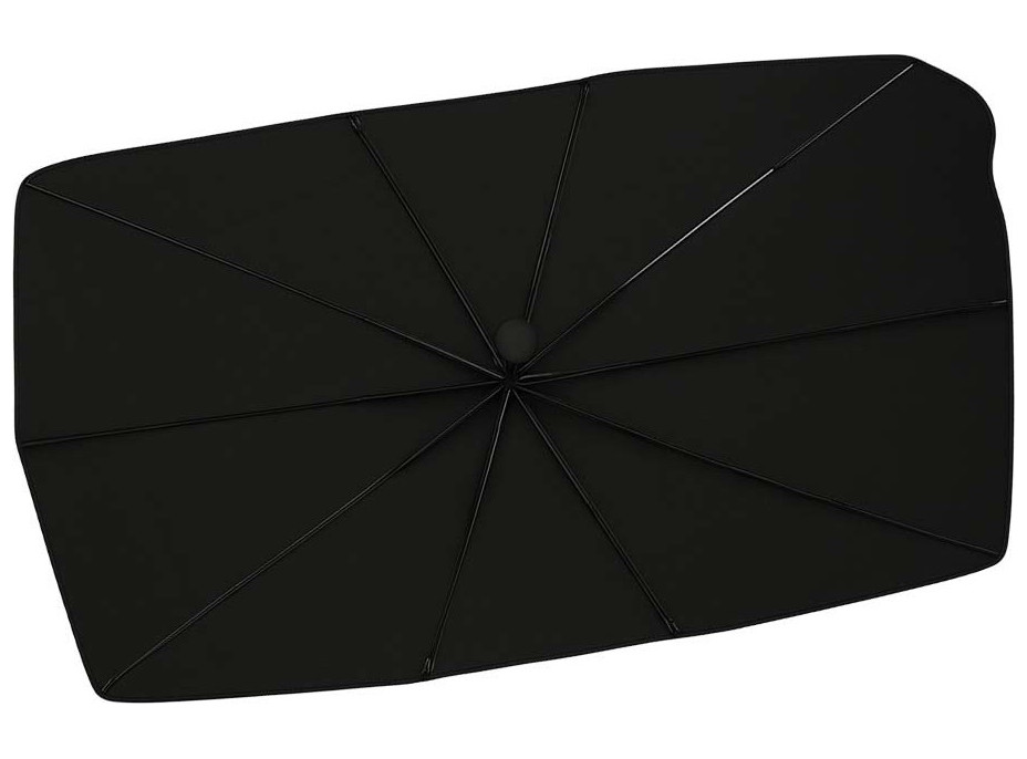 Slnečná clona na čelné sklo auta - dáždnik - 65x110 cm