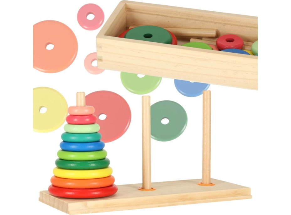 Drevená pyramída - Hanojská veža