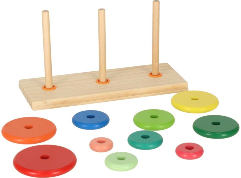 Drevená pyramída - Hanojská veža