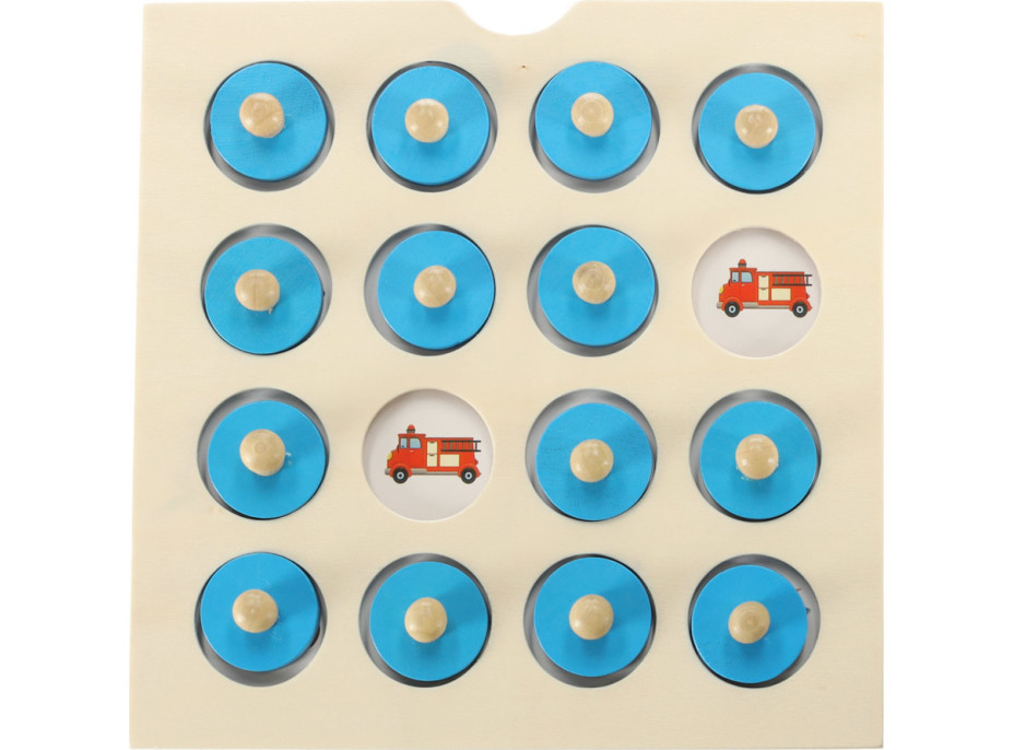 Montessori hra pexeso - 4 karty