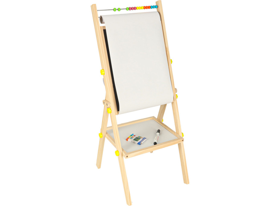 Obojstranná magnetická tabuľa s doplnkami - 38x37x90 cm