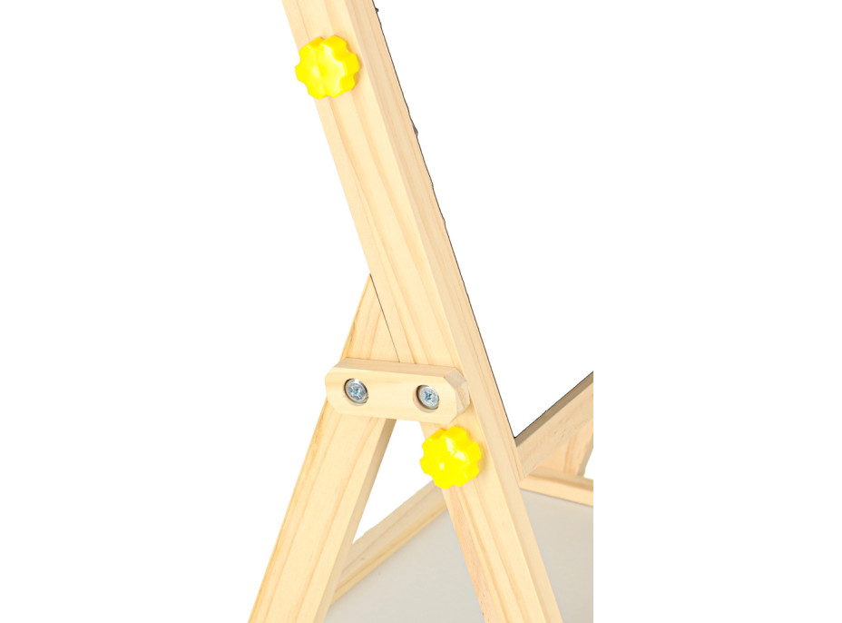 Obojstranná magnetická tabuľa s doplnkami - 38x37x90 cm