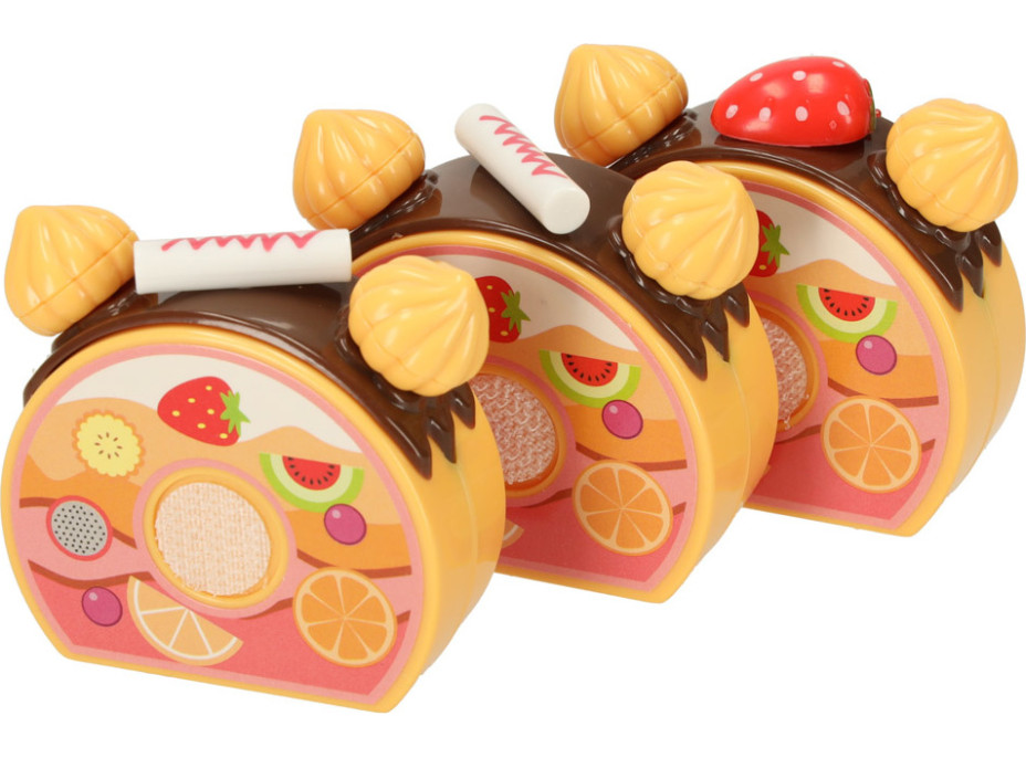 Narodeninovú tortu a sladkosti 75 prvkov - modrá