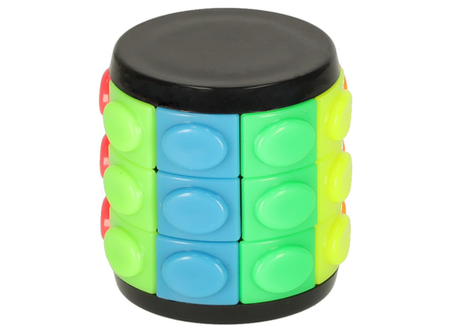 Logická hádanka s rotačným valcom 3 rady