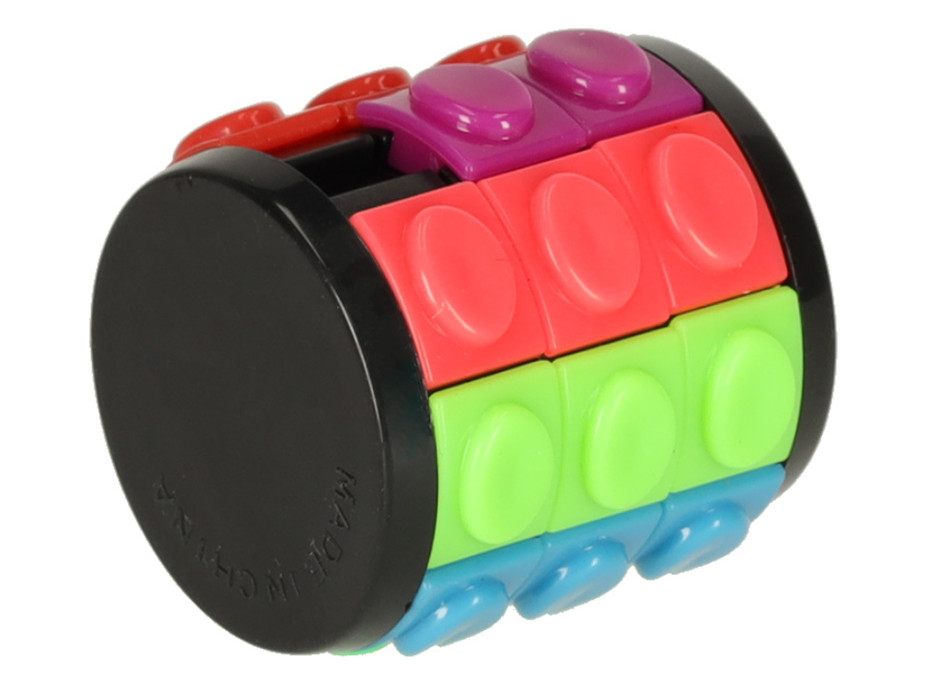 Logická hádanka s rotačným valcom 3 rady