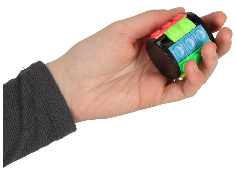 Logická hádanka s rotačným valcom 3 rady