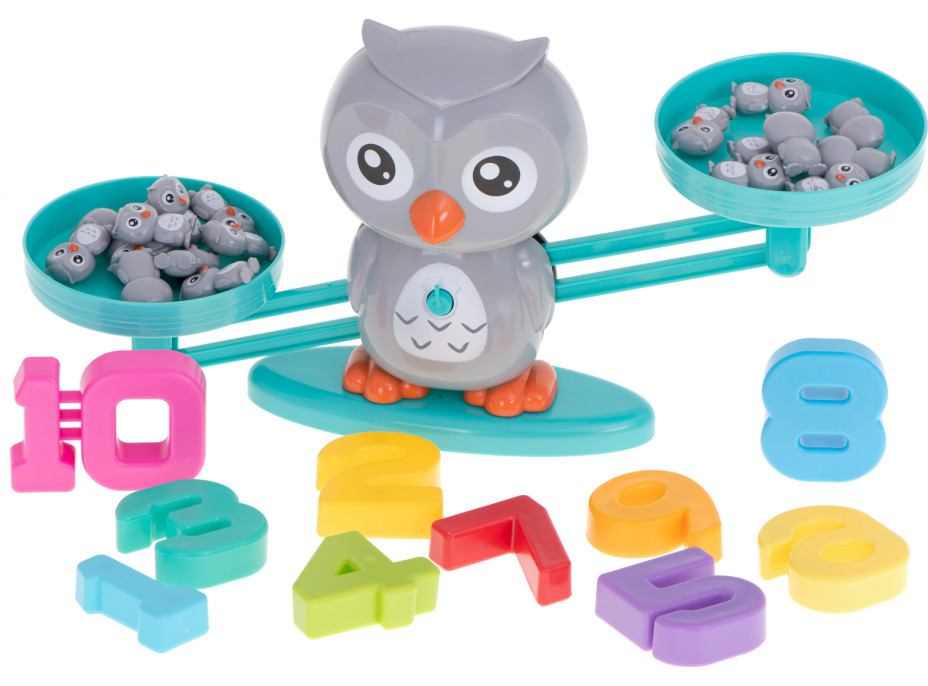 Vzdelávacie váhy pre učenie počítanie - Sova