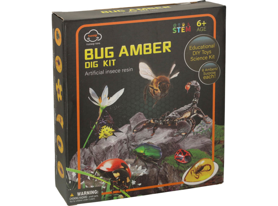 Archeologická sada - Jantárové fosílie hmyzu