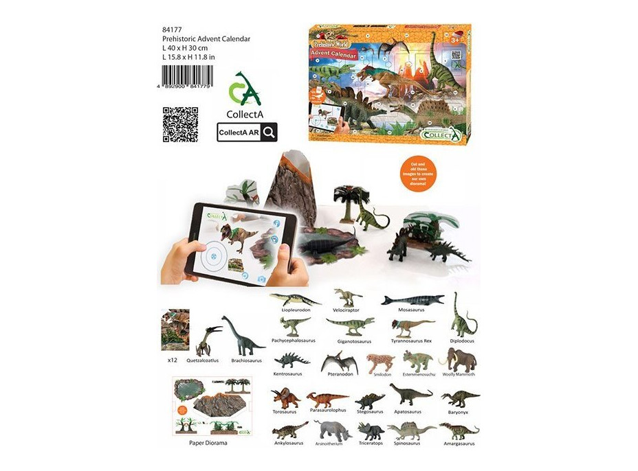 COLLECTA Adventný kalendár Dinosaury