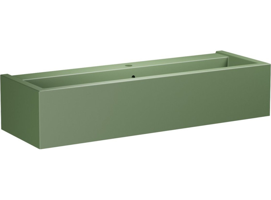 Kerasan KANAAL keramické umývadlo 120x40cm, verde mat 574211