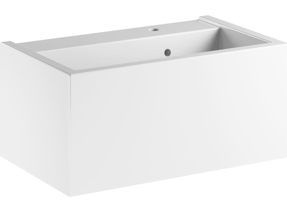 Kerasan KANAAL keramické umývadlo 80x46,5cm, biela 574101