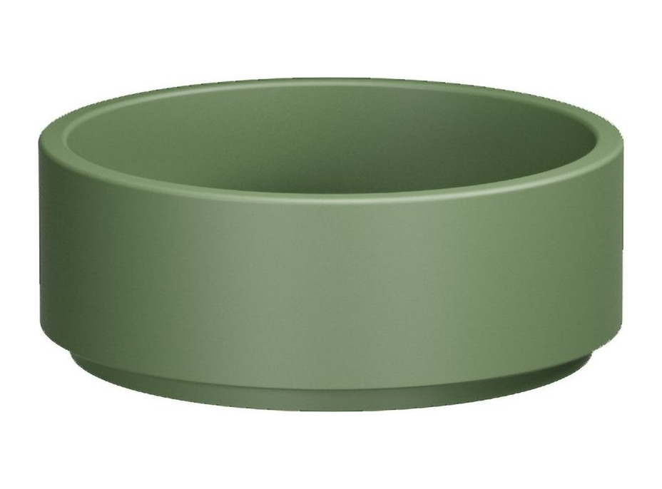 Kerasan OKE keramické umývadlo na dosku, Ø 40cm, verde mat 554111