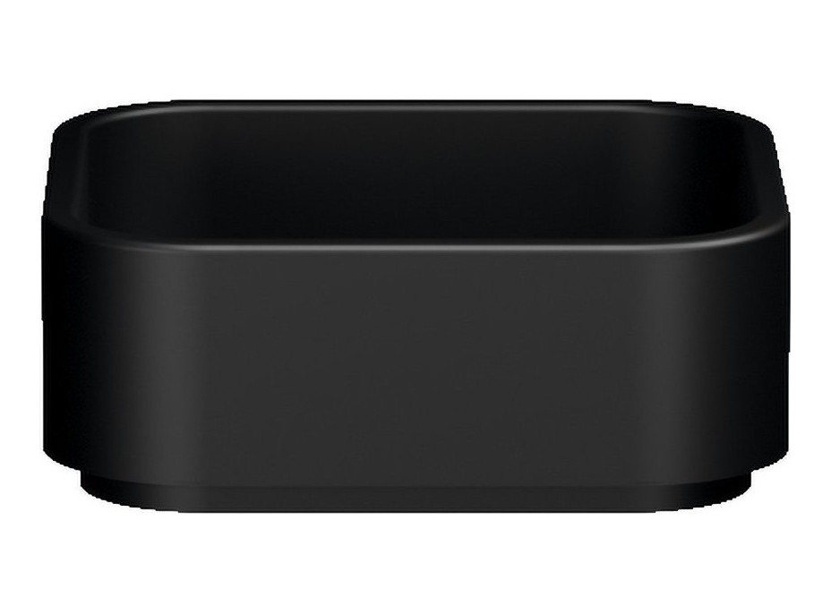 Kerasan HAKO keramické umývadlo na dosku 40x40, čierna mat 554431