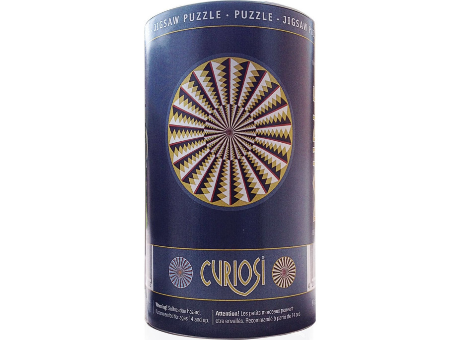 CURIOSI Obojstranné drevené puzzle Double: Kolotoč 88 dielikov