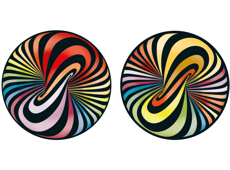 CURIOSI Obojstranné drevené puzzle Double: Lolly 88 dielikov