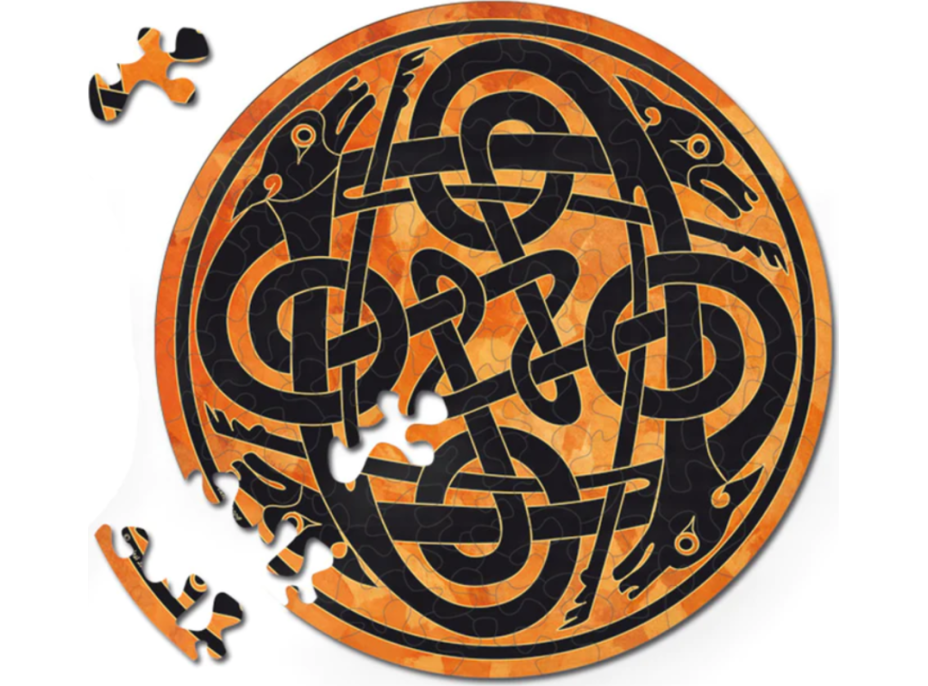 CURIOSI Obojstranné drevené puzzle Double: Pes 88 dielikov