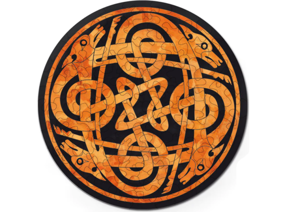 CURIOSI Obojstranné drevené puzzle Double: Pes 88 dielikov