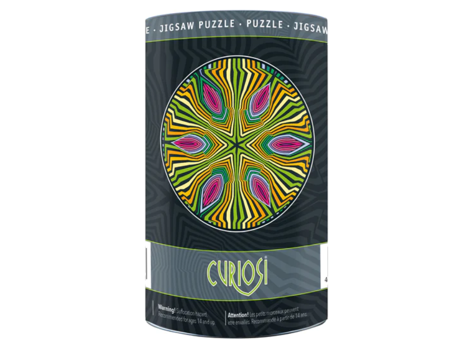 CURIOSI Obojstranné drevené puzzle Double: Hippie 88 dielikov