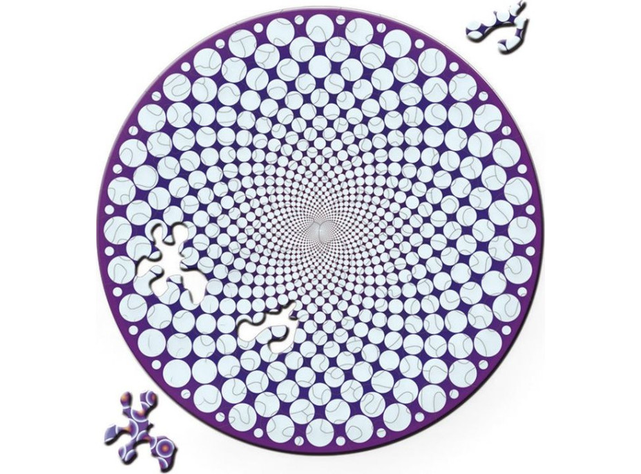 CURIOSI Obojstranné drevené puzzle Double: Body 88 dielikov