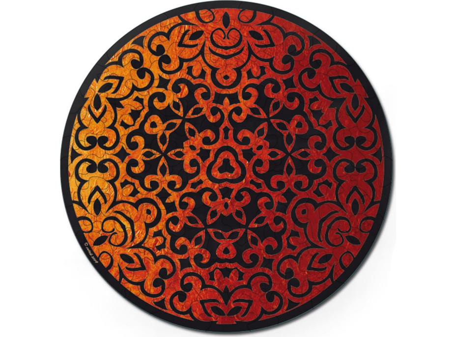 CURIOSI Obojstranné drevené puzzle Double: Oheň 88 dielikov