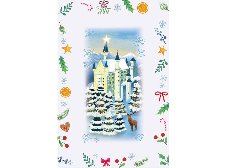 RAVENSBURGER Puzzle Adventný kalendár: Vianoce po celom svete 24x54 dielikov