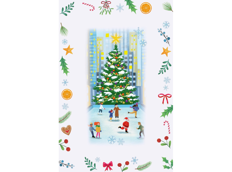 RAVENSBURGER Puzzle Adventný kalendár: Vianoce po celom svete 24x54 dielikov