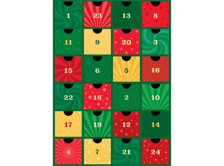 EUROGRAPHICS Puzzle Adventný kalendár: Volkswagen 24x50 dielikov