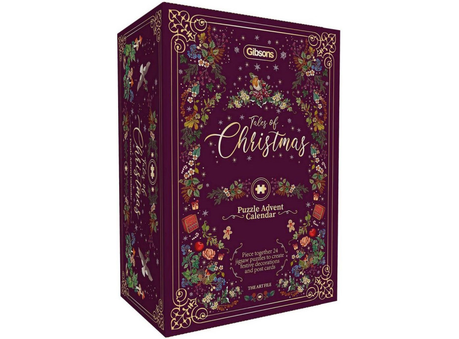 GIBSONS Puzzle Art File: Adventný kalendár Vianočné príbehy