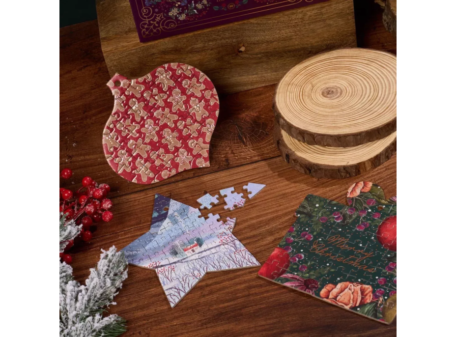 GIBSONS Puzzle Art File: Adventný kalendár Vianočné príbehy