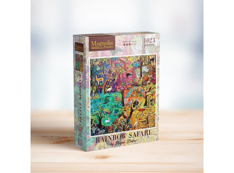 MAGNOLIA Puzzle Dúhové safari 1023 dielikov