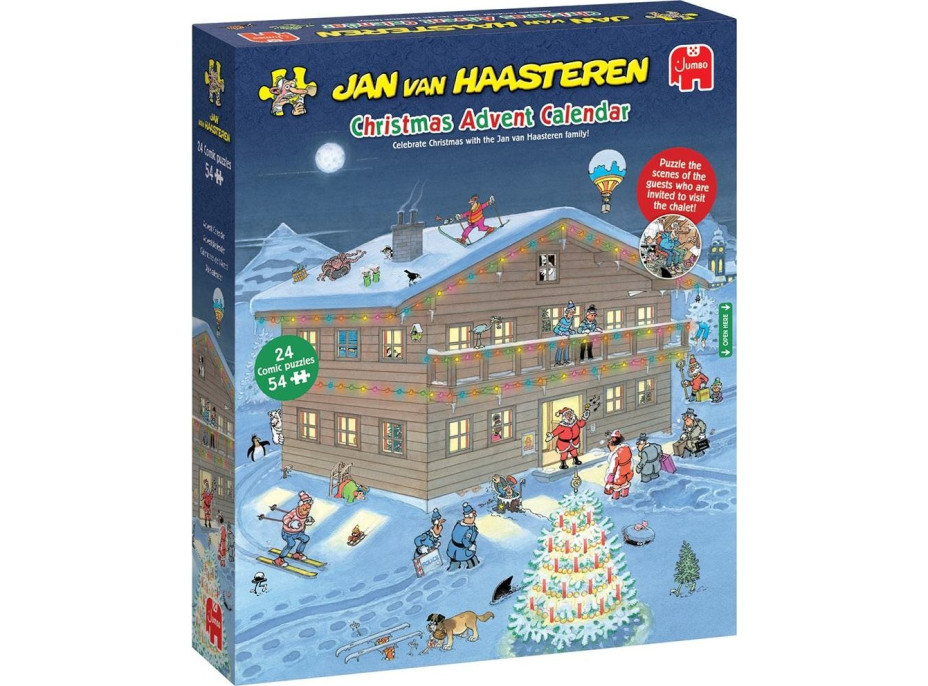 JUMBO Puzzle JvH Adventný kalendár 24x54 dielikov