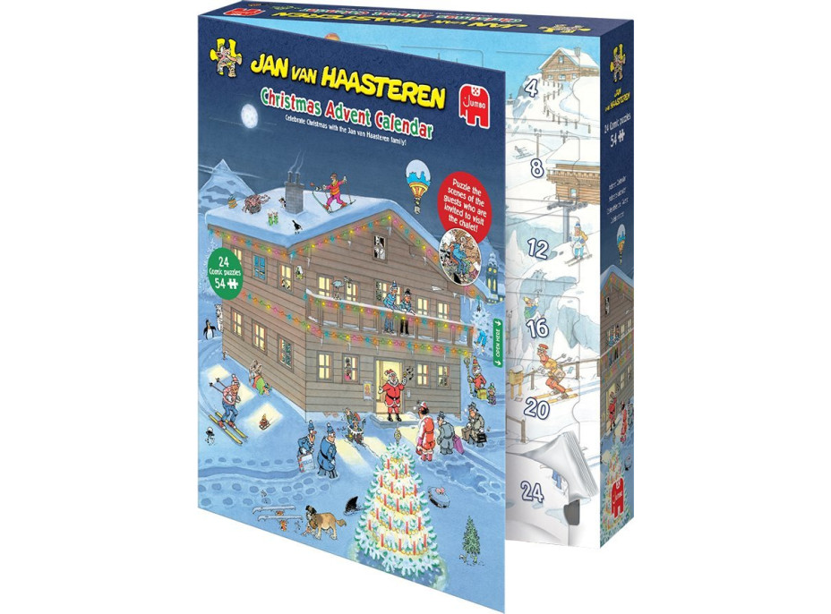 JUMBO Puzzle JvH Adventný kalendár 24x54 dielikov
