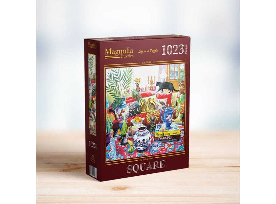 MAGNOLIA Puzzle Mačacia prechádzka 1023 dielikov