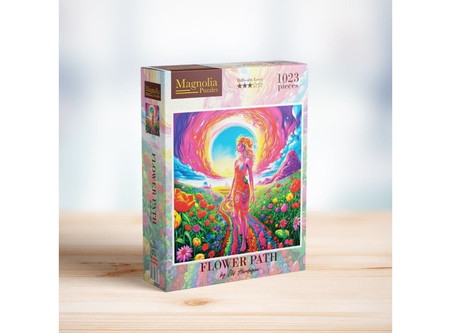 MAGNOLIA Puzzle Kvetinový chodník 1023 dielikov