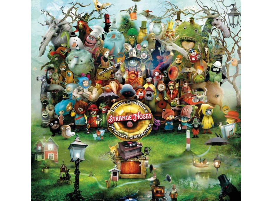 MAGNOLIA Puzzle Strašidelný orchester 1023 dielikov