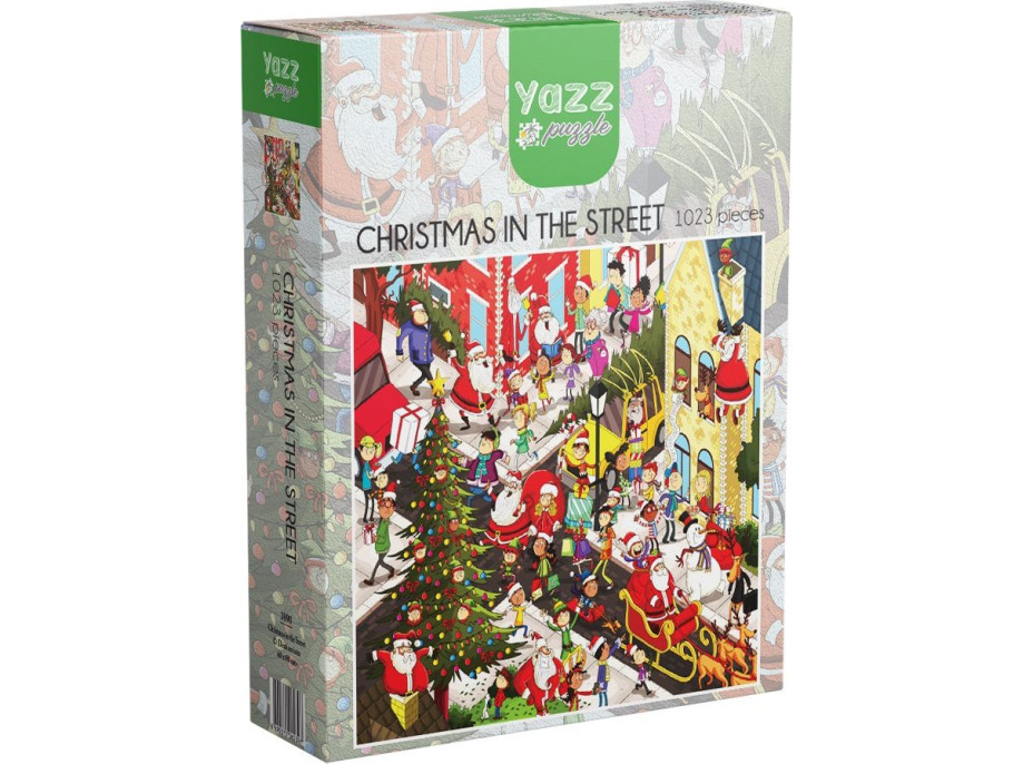YAZZ Puzzle Vianočné ulice 1023 dielikov