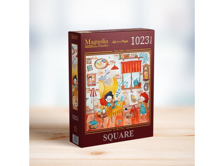 MAGNOLIA Puzzle Veselá izba 1023 dielikov