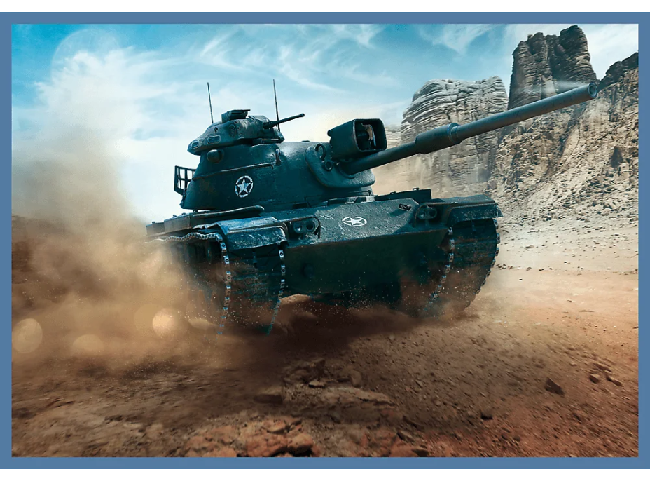 TREFL Puzzle World of Tanks: Veľká bitka tankov 4x250 dielikov