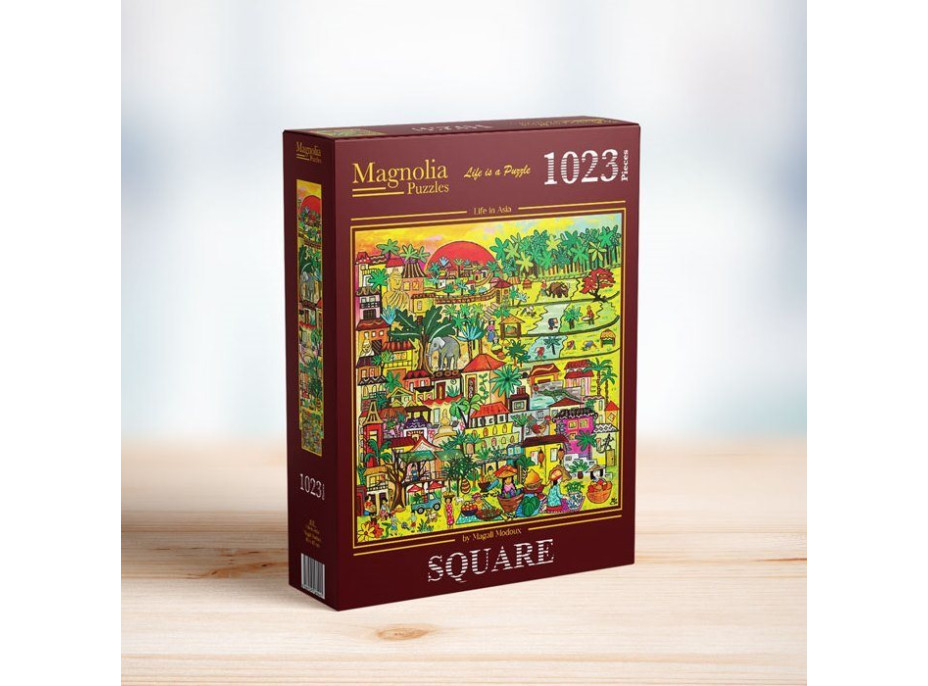 MAGNOLIA Puzzle Život v Ázii 1023 dielikov