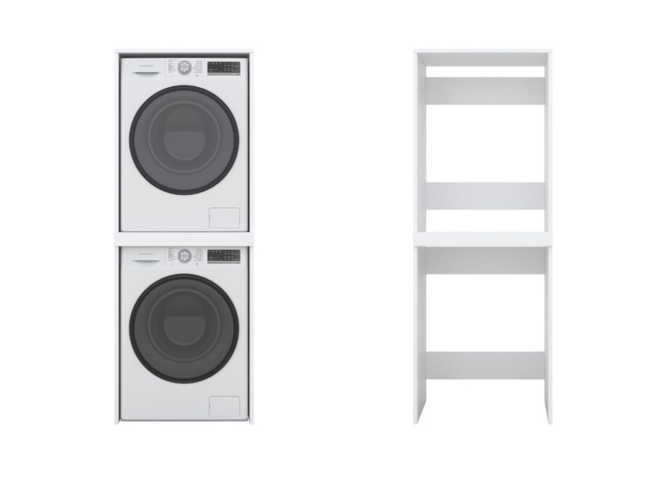 Skriňa na práčku a sušičku - biela